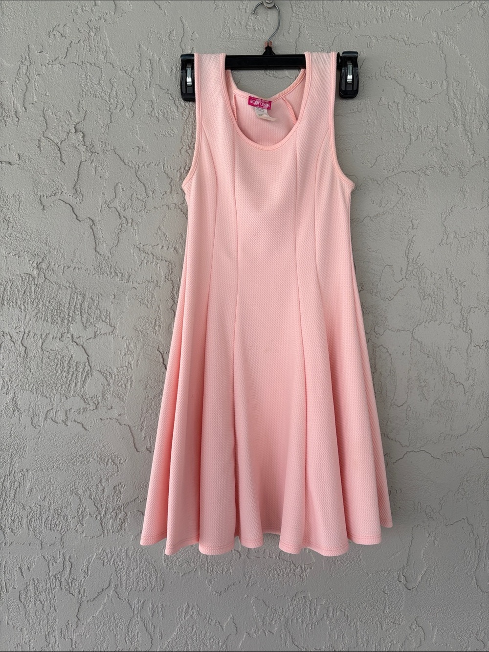 Body Central Sleeveless Light Pink Flared Dress